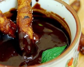 Шоколадный соус для картофеля-фри