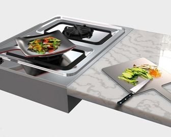 Разделочная доска превращается в сковороду