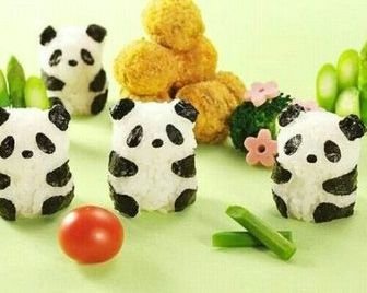 Как сделать суши в форме панды