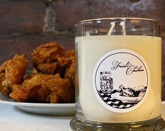 Свечи с ароматом жареного цыплёнка и эля