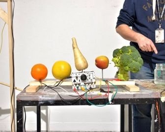 Синтезатор, играющий на овощах